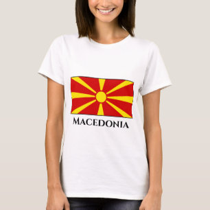 Camiseta Bandera macedonia (macedonia)