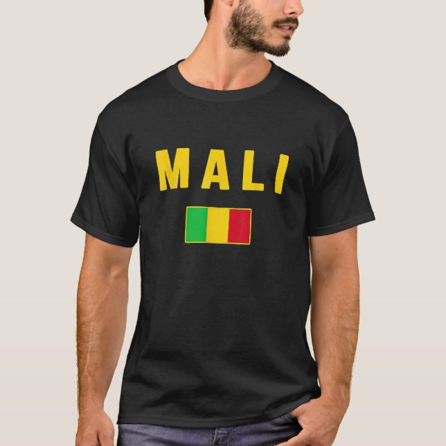 Camiseta Bandera maliense de Mali (Anverso)