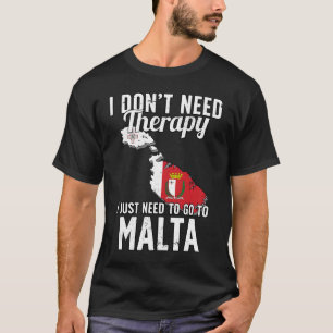 Camiseta Bandera maltesa I Bandera Malta I Vacaciones I Mal
