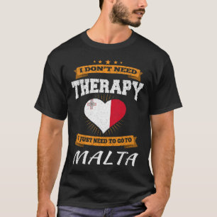 Camiseta Bandera maltesa I Regalo divertido de vacaciones e