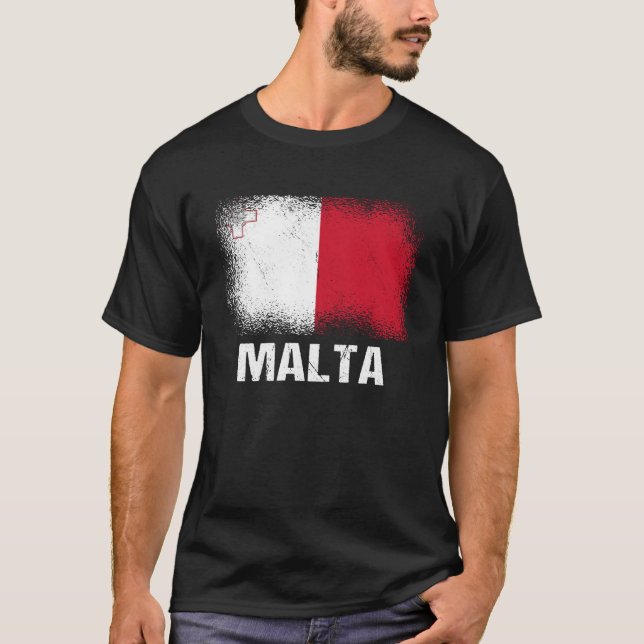 Camiseta Bandera maltesa Malta (Anverso)