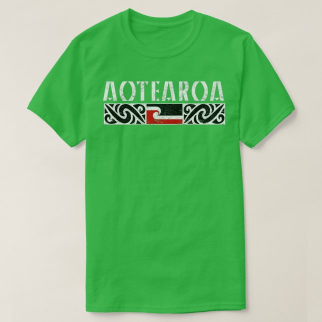 Camiseta Bandera maorí de Aotearoa (Diseño del anverso)