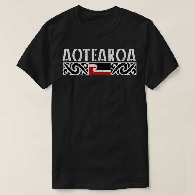 Camiseta Bandera maorí de Aotearoa (Diseño del anverso)