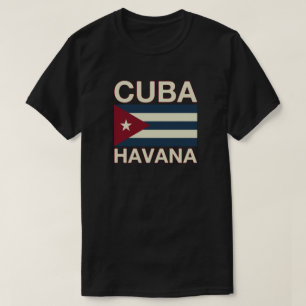 Camiseta Bandera maravillosa de Cuba La Habana