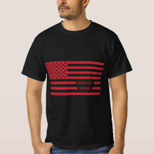 Camiseta Bandera marina norteamericana comerciante de Estad