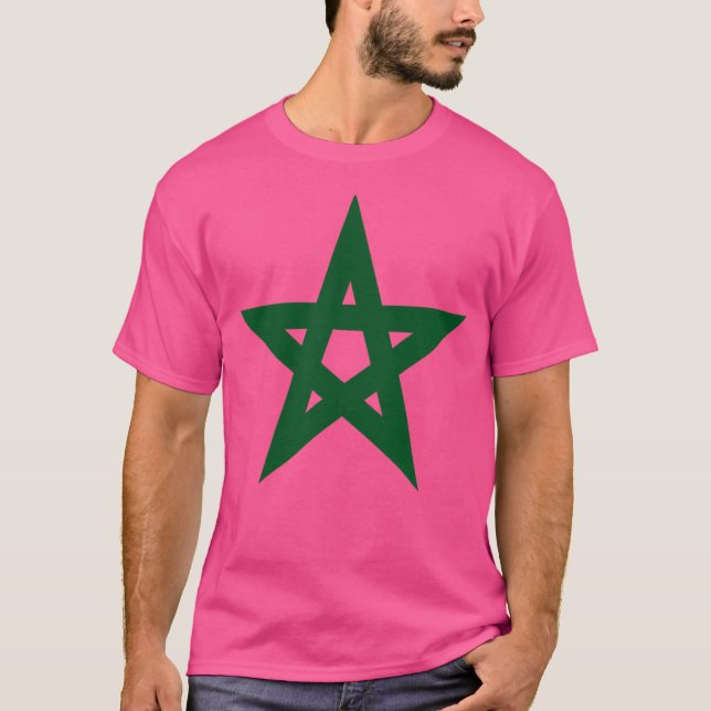Camiseta Bandera marroquí (Anverso)