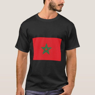 Camiseta Bandera marroquí moderna