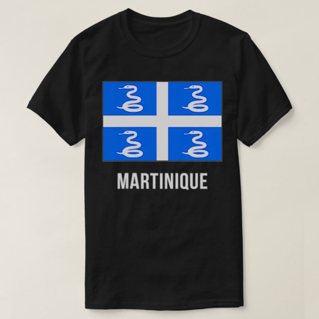 Camiseta Bandera Martinica Martinica (Diseño del anverso)