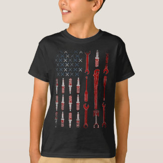 Camiseta Bandera Mecánica Oficial de los Estados Unidos