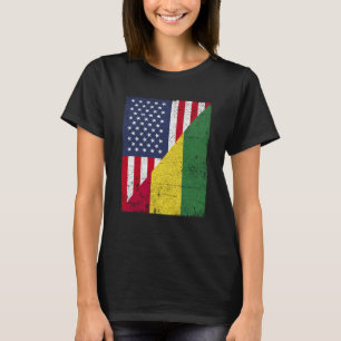 Camiseta Bandera media de los Estados Unidos de América Ban