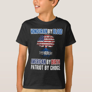 Camiseta Bandera media hondureña media americana Honduras 