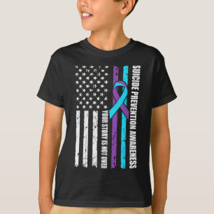 Camiseta Bandera Mes De Concienciación Para La Prevención D
