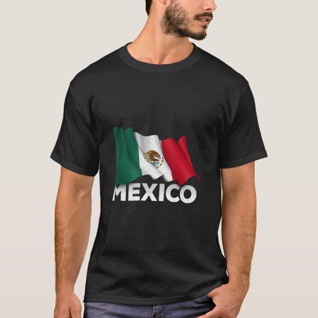 Camiseta Bandera mexicana (Anverso)