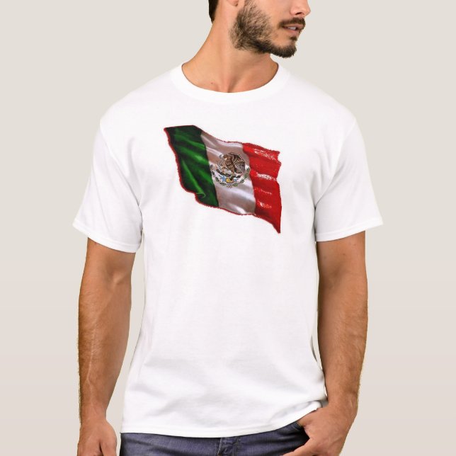 Camiseta bandera mexicana (Anverso)