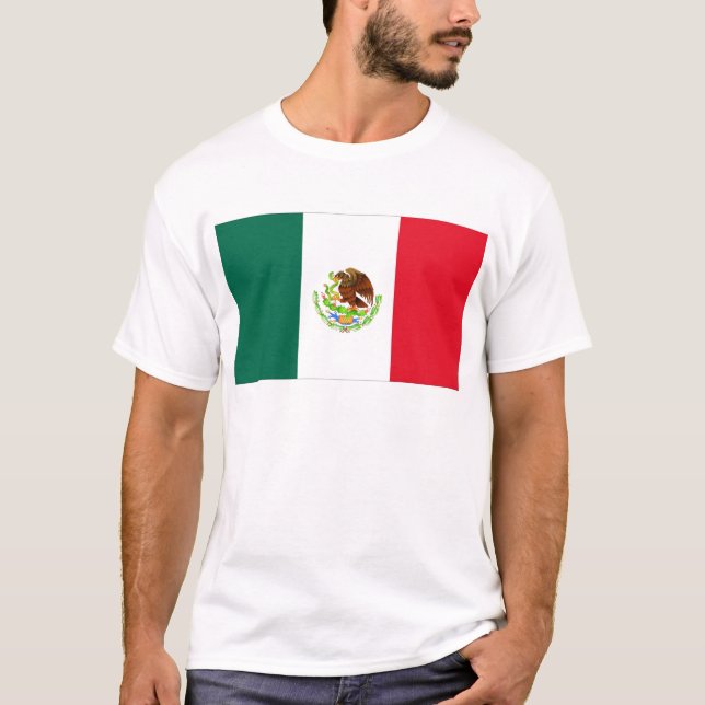 Camiseta Bandera mexicana (Anverso)