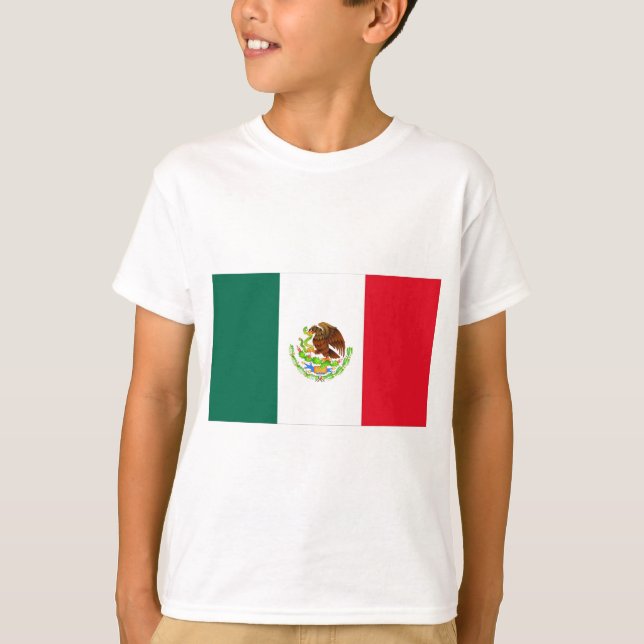 Camiseta Bandera mexicana (Anverso)