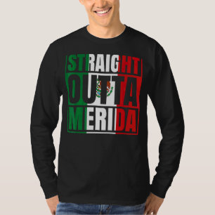 Camiseta Bandera mexicana a las afueras de Mérida Yucatán