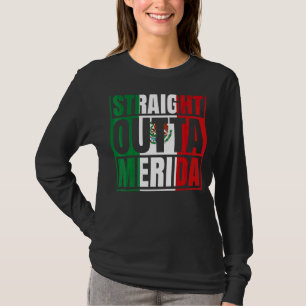 Camiseta Bandera mexicana a las afueras de Mérida Yucatán