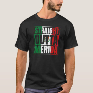 Camiseta Bandera mexicana a las afueras de Mérida Yucatán