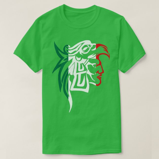 Camiseta Bandera mexicana Azteca Eagle  (Diseño del anverso)