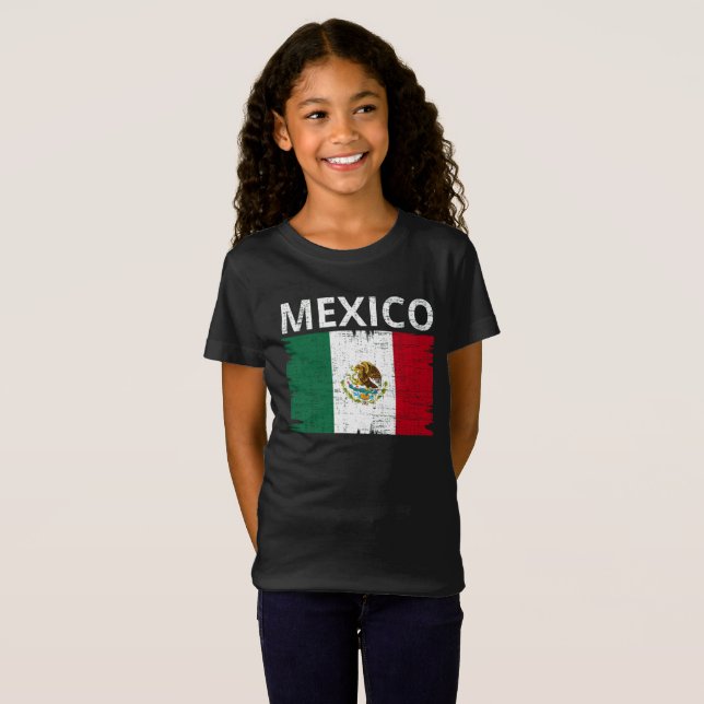 Camiseta Bandera mexicana Cinco de Mayo (Anverso completo)