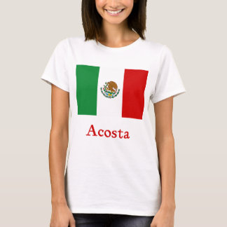 Camiseta Bandera mexicana de Acosta