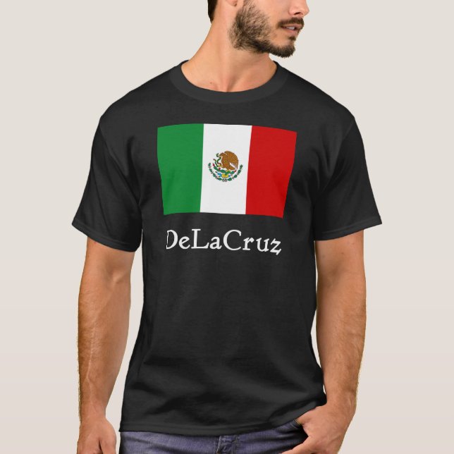 Camiseta Bandera mexicana de DeLaCruz (Anverso)