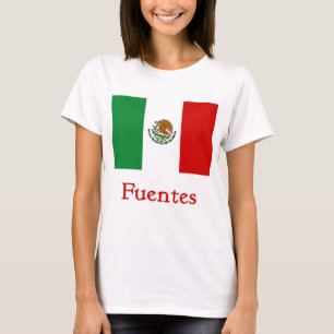 Camiseta Bandera mexicana de Fuentes