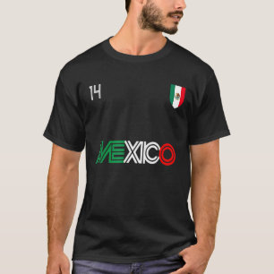 Camiseta Bandera Mexicana De Fútbol Retro