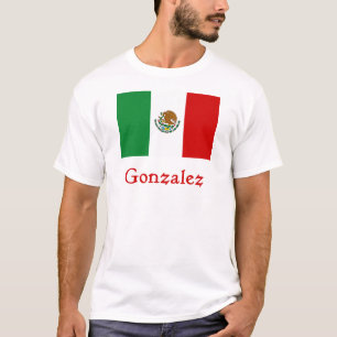 Camiseta Bandera mexicana de Gonzalez