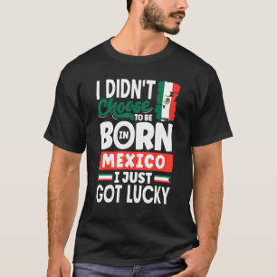 Camiseta Bandera mexicana de México que acabo de tener suer