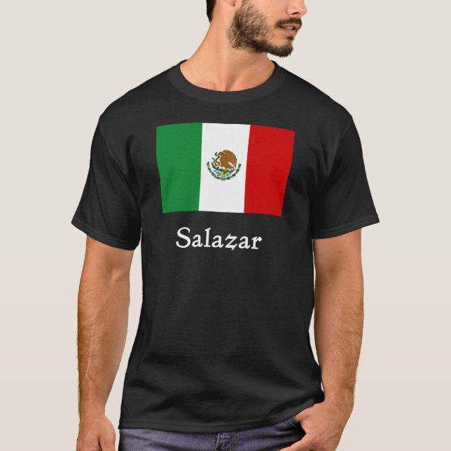 Camiseta Bandera mexicana de Salazar (Anverso)