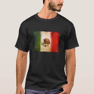 Camiseta Bandera mexicana del vintage