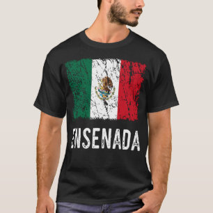Camiseta Bandera Mexicana Ensenada Orgullo Mexicano