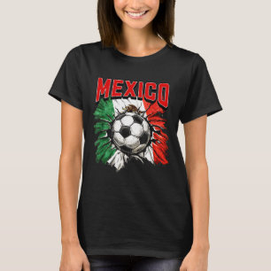 Camiseta bandera mexicana fútbol méxico orgullo futbol fami