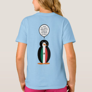 Camiseta Bandera mexicana hablando con Chicas de la Sra. Pe