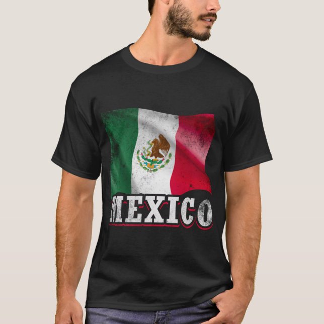 Camiseta Bandera mexicana México (Anverso)