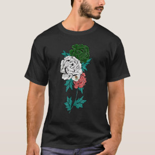 Camiseta Bandera Mexicana México Rosa hispano latino