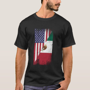 Camiseta Bandera mexicana norteamericana México Estados Uni