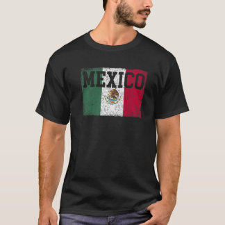 Camiseta Bandera mexicana orgullosa de cultura hispana mexi
