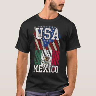 Camiseta Bandera Mexicana Patriótica Americana Patriótica