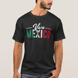 Camiseta Bandera mexicana raíz cultura mexicana viva yo