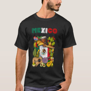 Camiseta Bandera mexicana Tacos Cactus Cinco de Mayo Fiesta