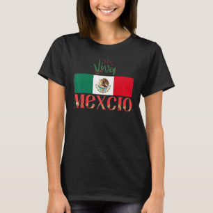 Camiseta Bandera Mexicana Viva México Día de la Independenc