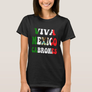 Camiseta Bandera Mexicana Viva México Orgullo Día de la Ind