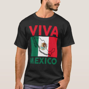 Camiseta Bandera Mexicana Viva Orgullo México
