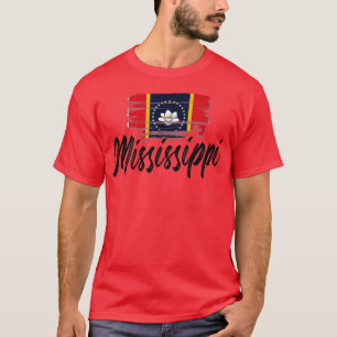 Camiseta Bandera Misisipi Bandera Mississippia Mississippi