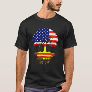 Camiseta Bandera mitad Estados Unidos mitad Vietnam del Sur