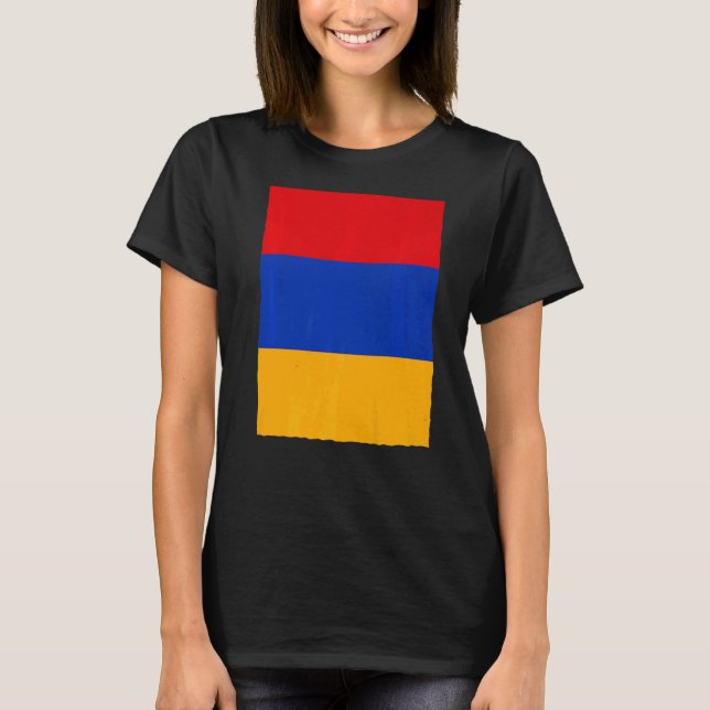 Camiseta Bandera Nacional Armenia (Anverso)