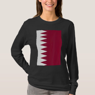 Camiseta Bandera nacional catarí retro vintage
